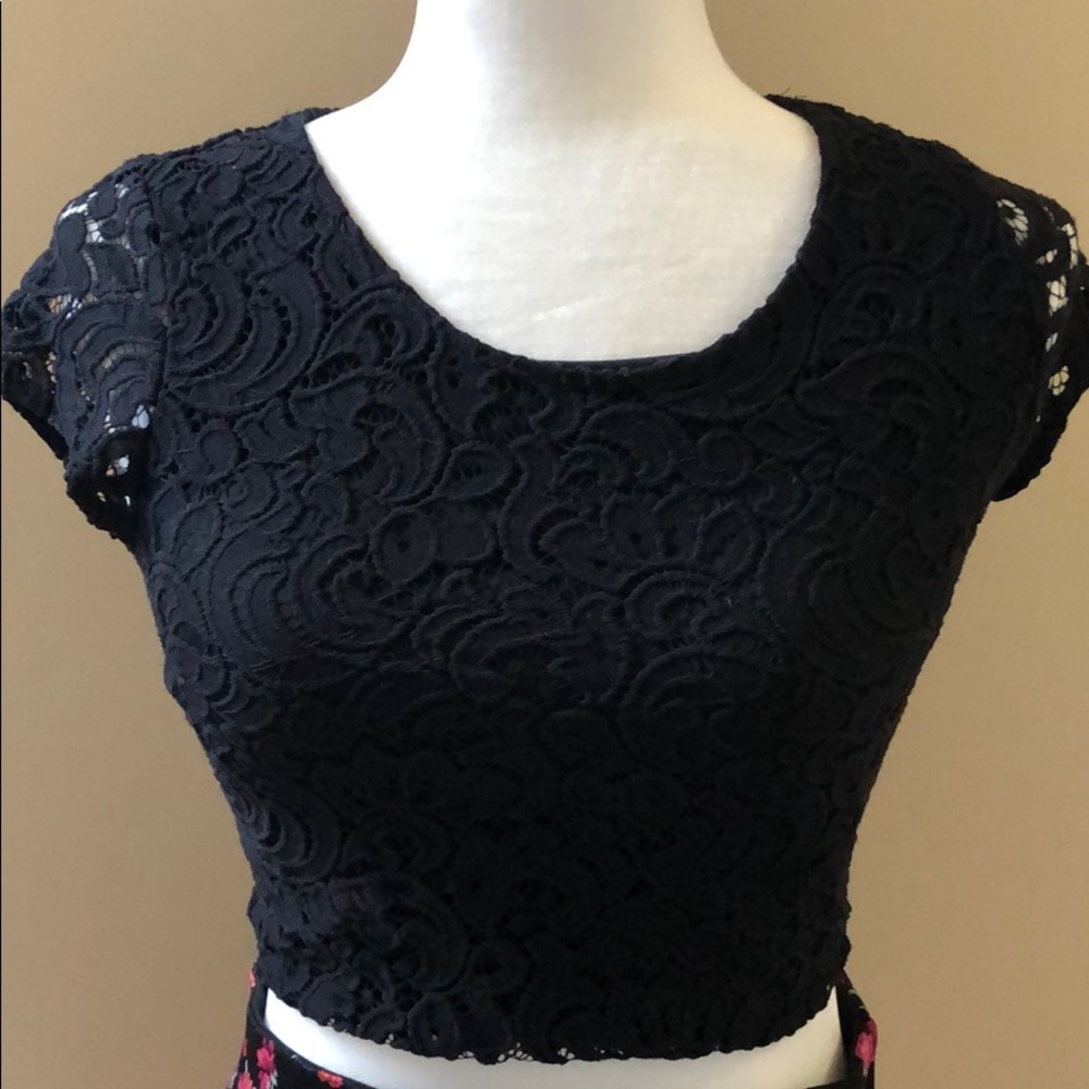 Express Crop Top, Black, NWT, Size XS